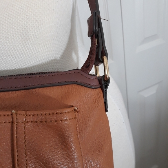 Boc  Shoulder/Crossbody Camel Bag Zipper for Closure - Picture 6 of 15